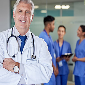 Doctor and medical team for injury care and choosing a provider network in Volusia County, FL.